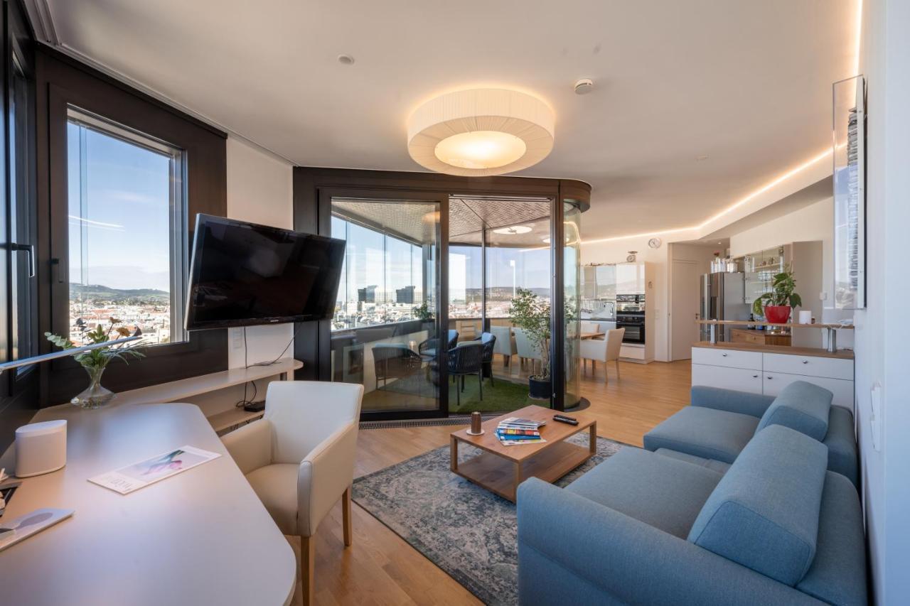 Skyflats Vienna - Rooftop Apartments Bagian luar foto