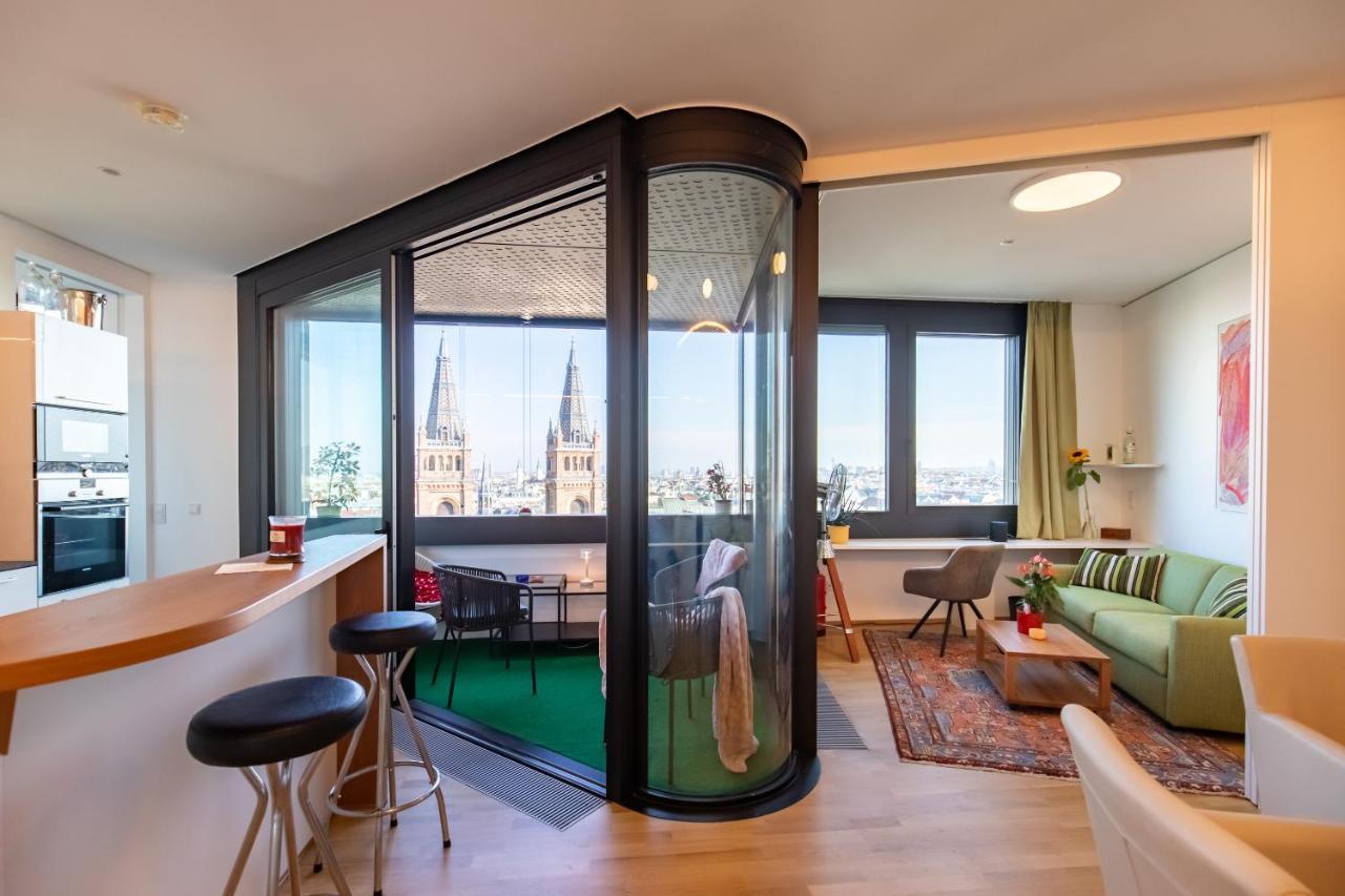 Skyflats Vienna - Rooftop Apartments Bagian luar foto